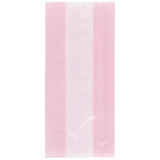 Pack of 30 Pastel Pink Cellophane Bags
