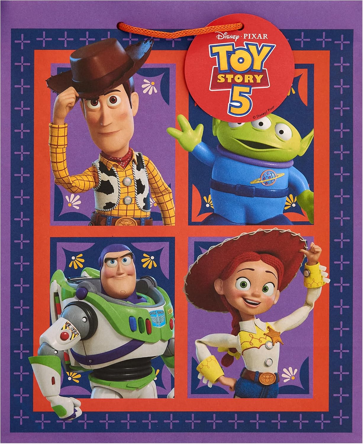 Disney Toy Story 5 Large Gift Bag Birthdays/Weddings/Christmas