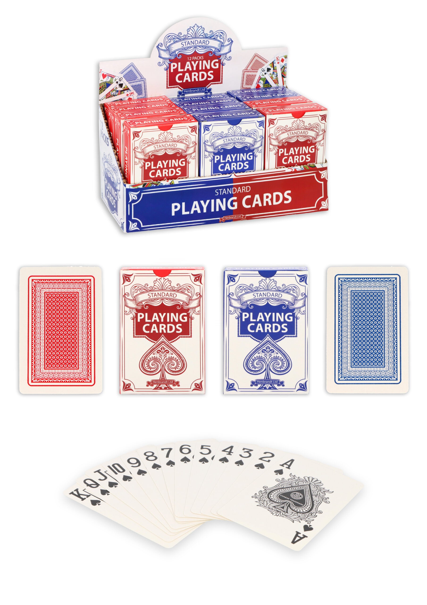Standard Playing Card - Poker Bridge Card Game Set for Adults Family Entertainment Parties Clubs Casinos Tournaments