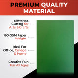 Pack of 50 A5 Pastel Green Coloured Card 160gsm Sheets