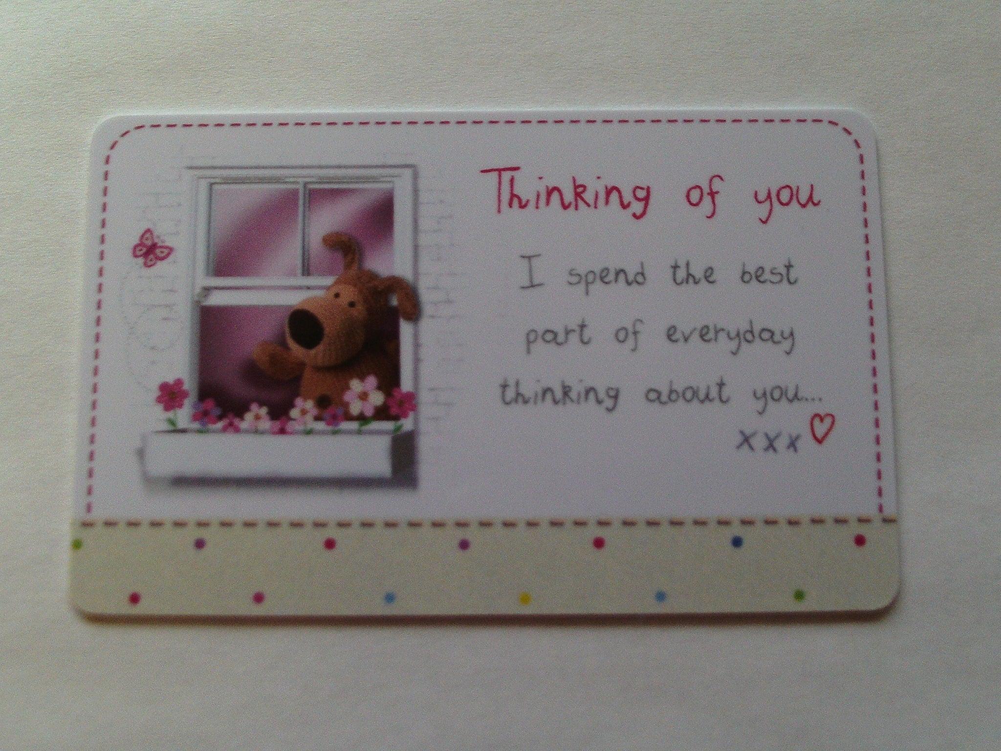 Boofle Credit Card Thinking Of You {DC}