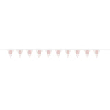 9ft Glitz Rose Gold Prismatic Plastic Number 80 Flag Banner