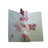 Special Mum Pop Up Lovely Butterfly & Flower Mother's Day Card