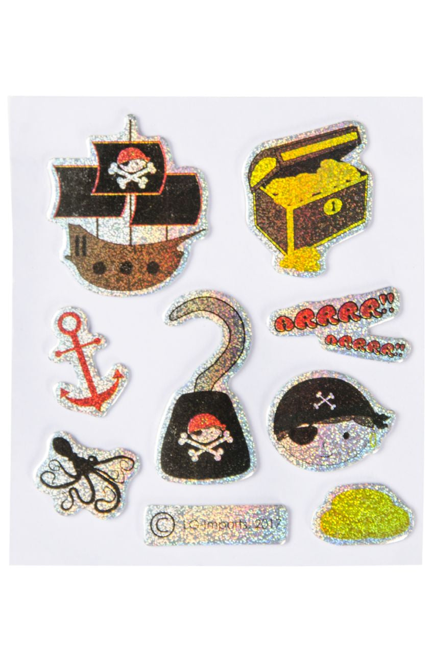 Shiny Pirate Stickers