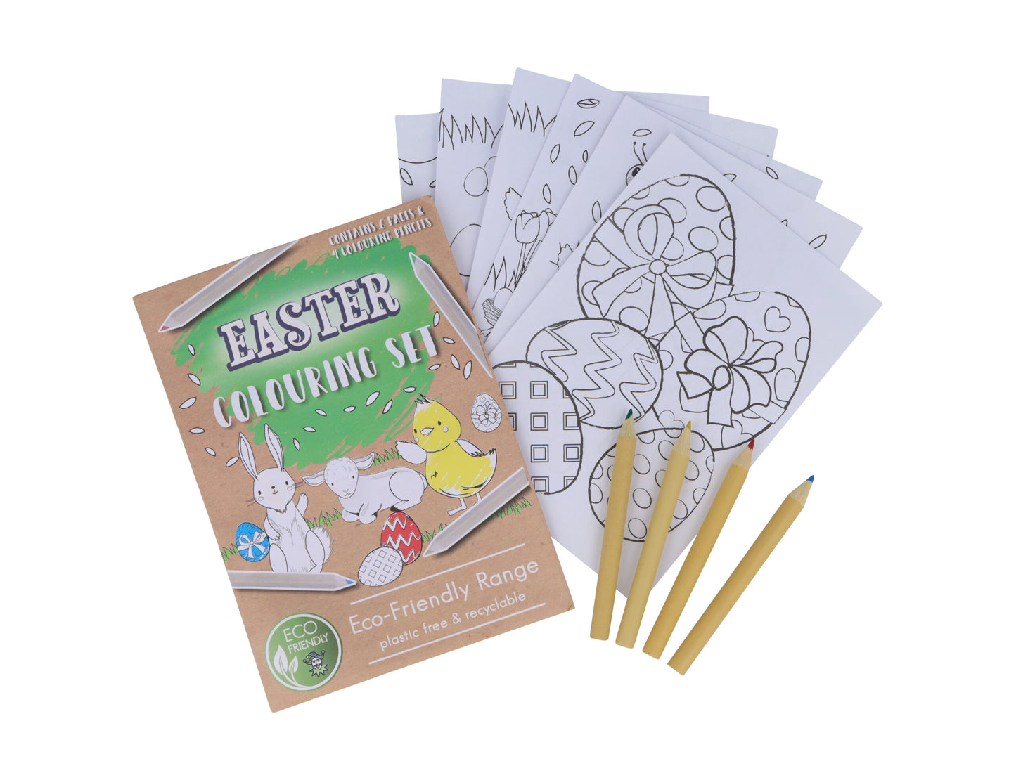 Eco-Friendly’ Mini Easter Colouring Set