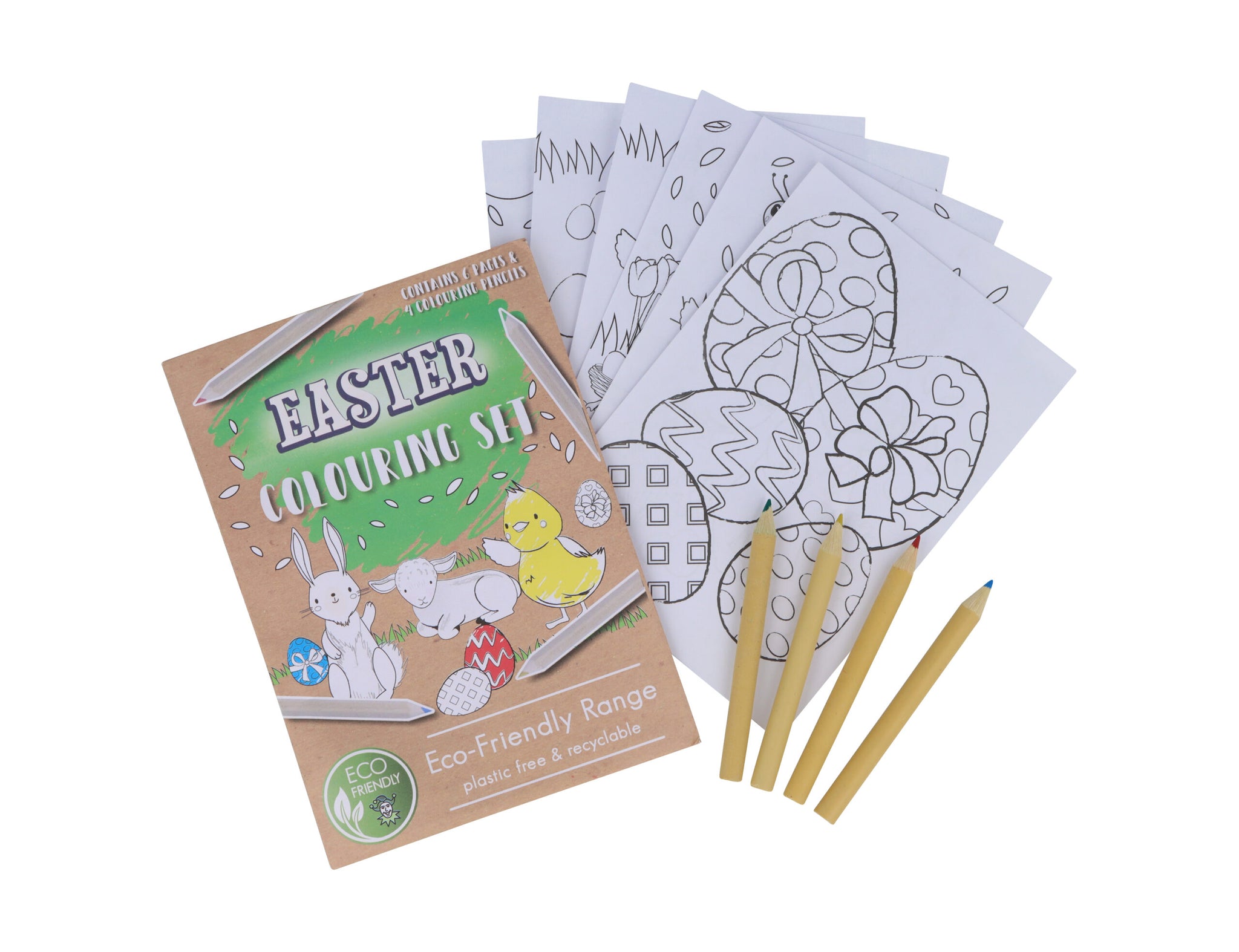 Eco-Friendly’ Mini Easter Colouring Set