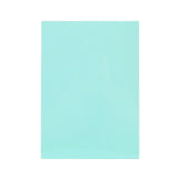 Pack of 8 A4 Plain Cyan Dyslexia Overlay Reading Sheets – PET Material, Rounded Corners