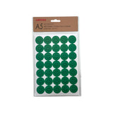 Pack of 420 Green Smile Face 24mm Self-Adhesive Labels