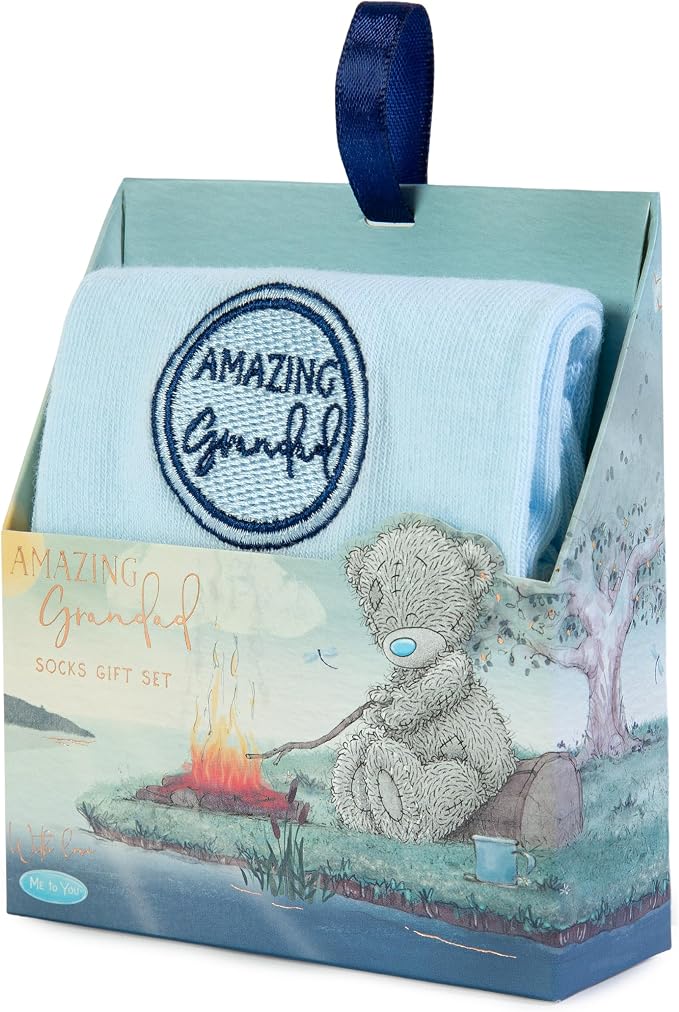 Me to You 'Amazing Grandad' Socks In Gift Box Father's Day Birthday Official Collection