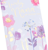Bold Floral Design Nana Mother's Day Card