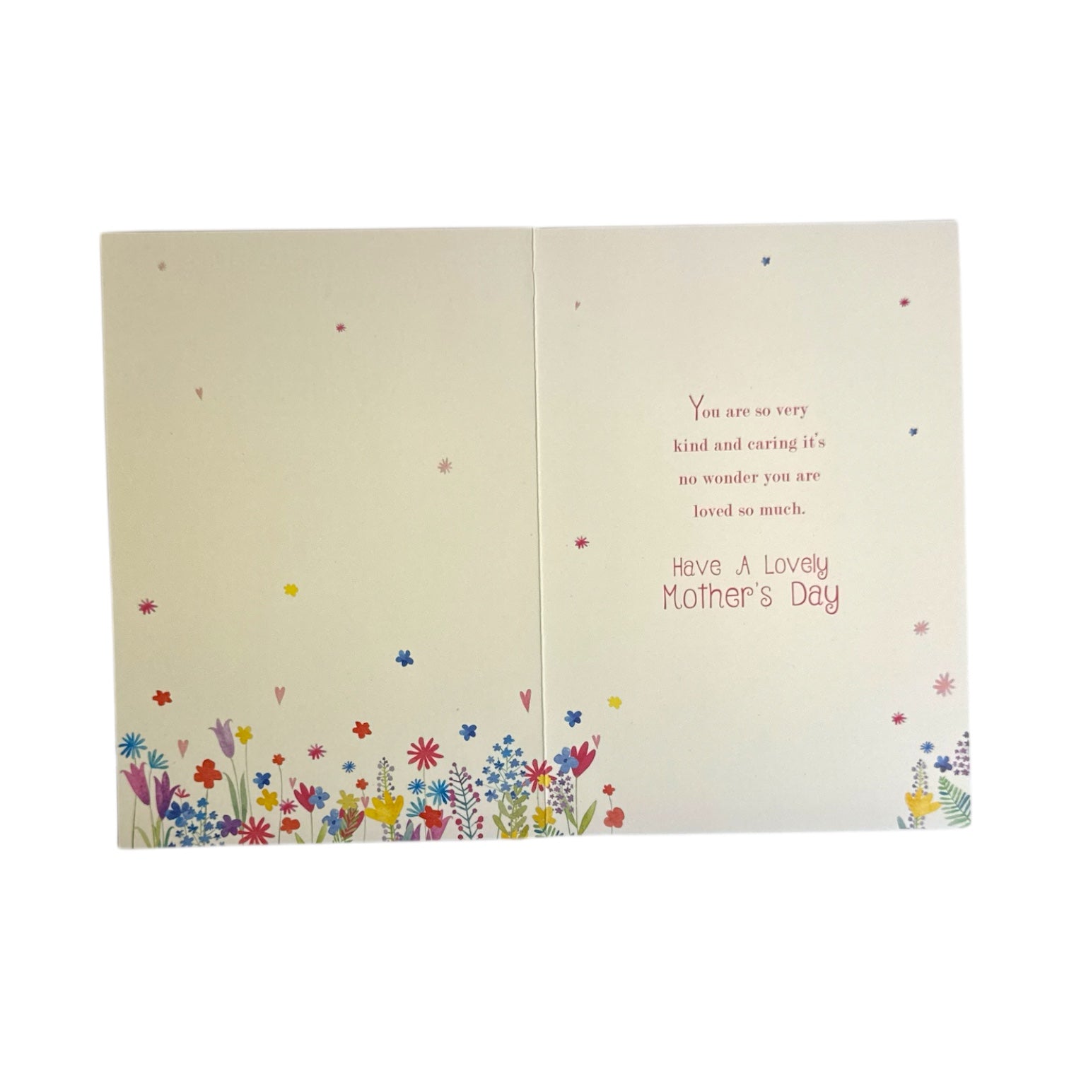 To My Wife Painting of Flowers Design Mother's Day Card