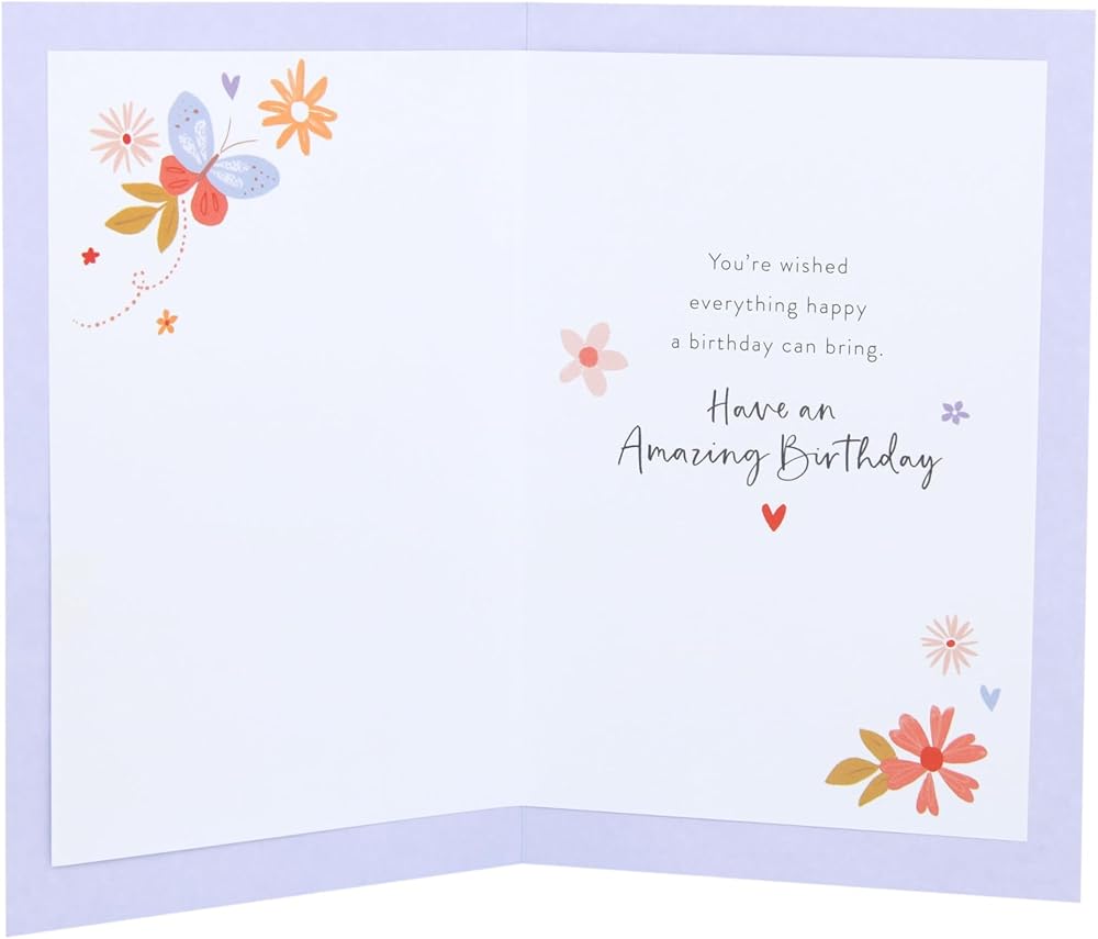 Mam Birthday Card Cake Design 