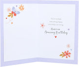 Mam Birthday Card Cake Design 