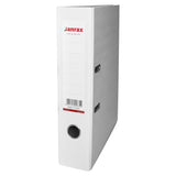 A4 White Paperbacked Lever Arch File by Janrax