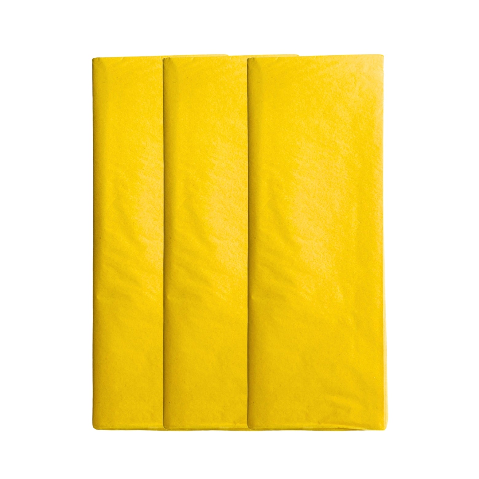 Pack of 10 Yellow Acid Free 50 x 70cm Tissue Paper Sheets