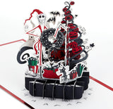 Jack Skellington Zero Design 3D Pop Up Nightmare Before Christmas Card