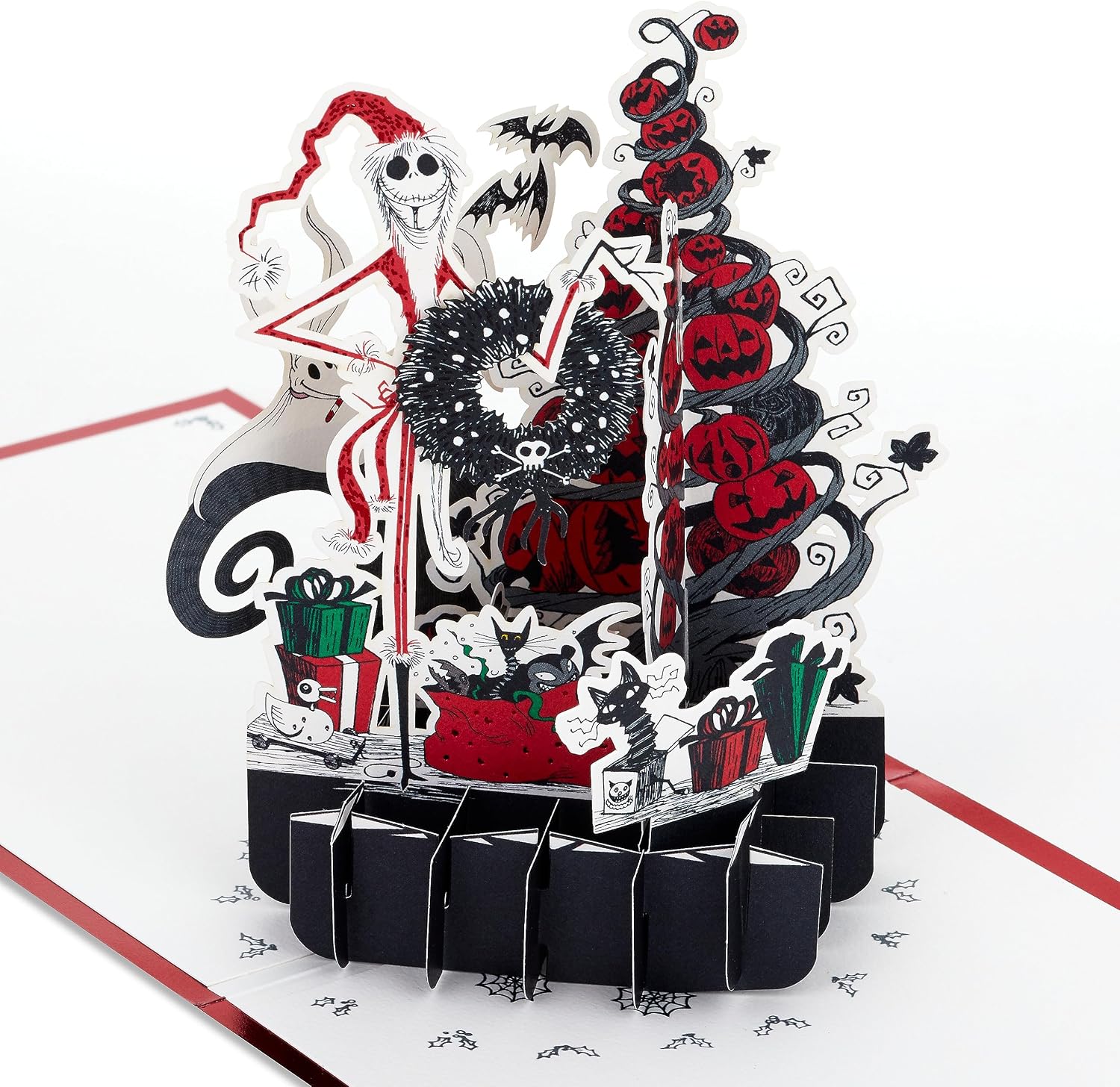 Jack Skellington Zero Design 3D Pop Up Nightmare Before Christmas Card