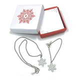 Christmas Pendant Necklace & Bracelet Set