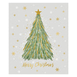 Pack of 15 Portrait Tree Christmas Cards