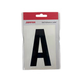 Waterproof Wheelie Bin Black Letter A Sticker