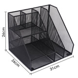 Multiple Compartment Office Mesh Desk Organiser