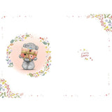 Bear Wrapping Gift Mother's Day Card
