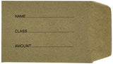 Pack of 80 School Dinner Money Wallets Envelope - 70x105mm