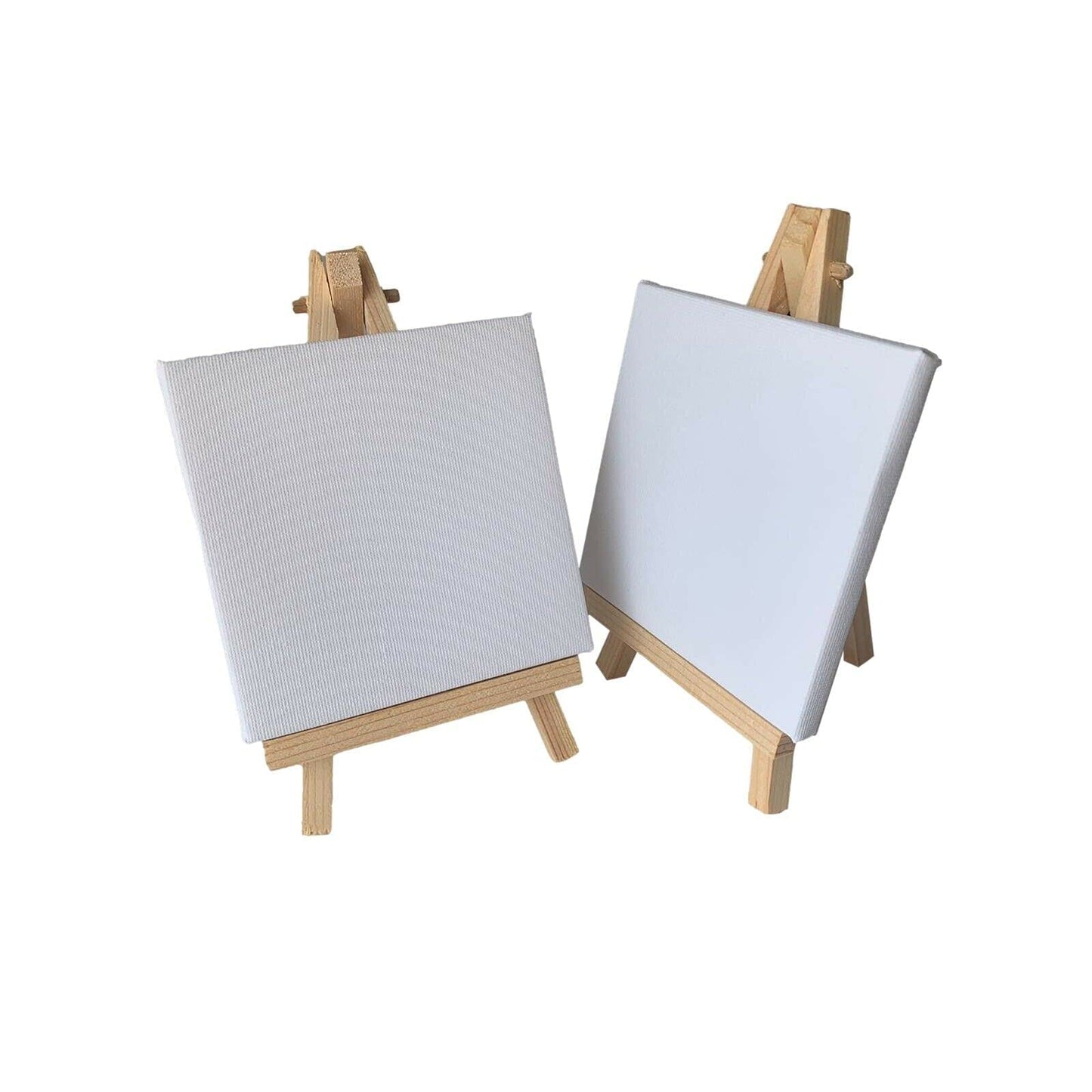 Mini Easel and Canvas Set