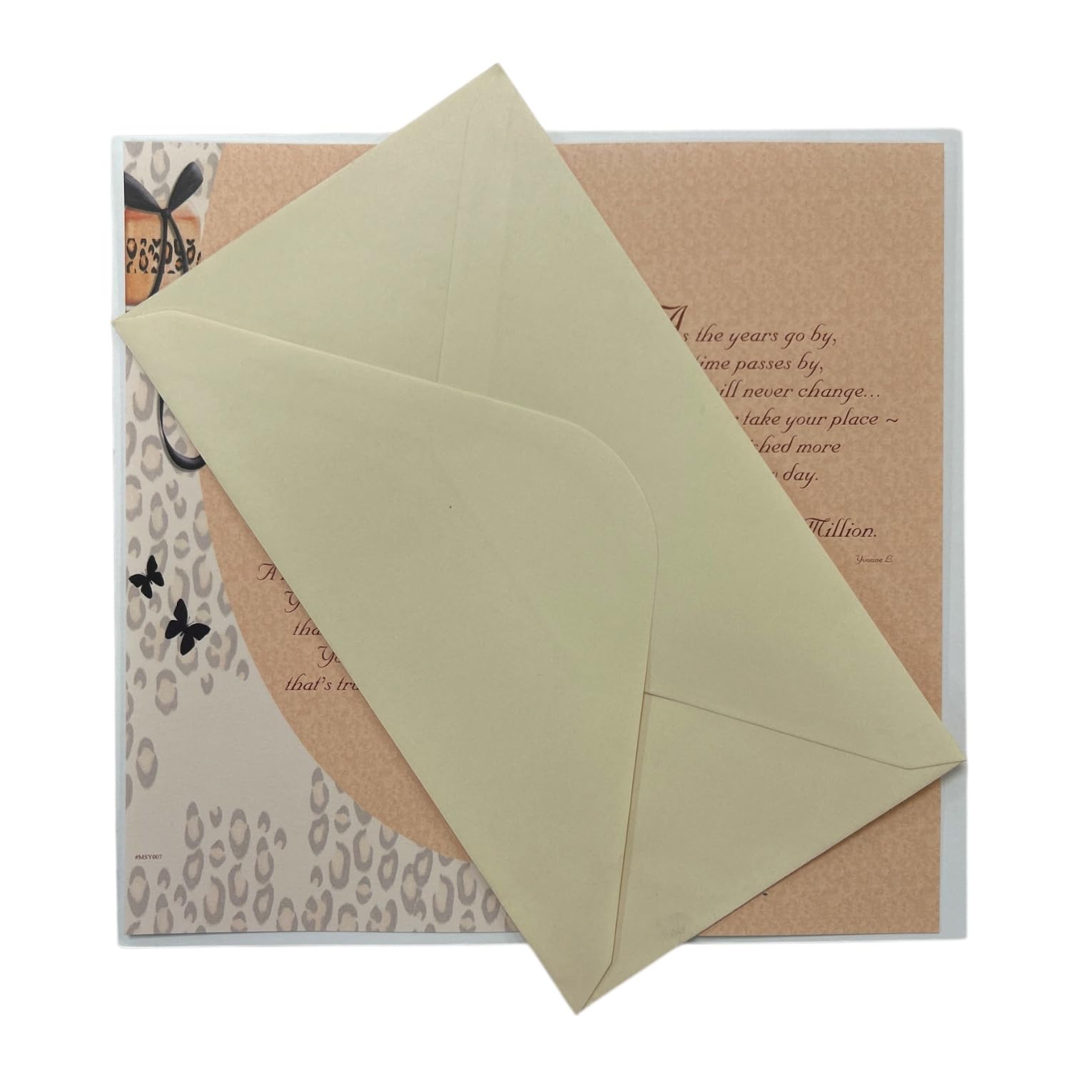 Thanks Mum For Everything Animal Print Design Mother's Day Card