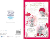 Bear With Flowers And Balloons To My Wife Luxury Valentine's Day Card