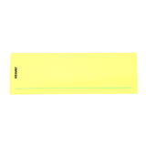 Pack of 8 Yellow 210x80mm Dyslexia Overlay Reading Strips – PET Material, Rounded Corners