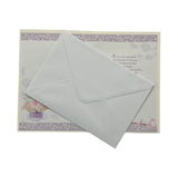 With Sympathy On Loss of Your Daughter Silver Foiled Card