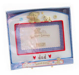 Button Corner Dad Photo Frame