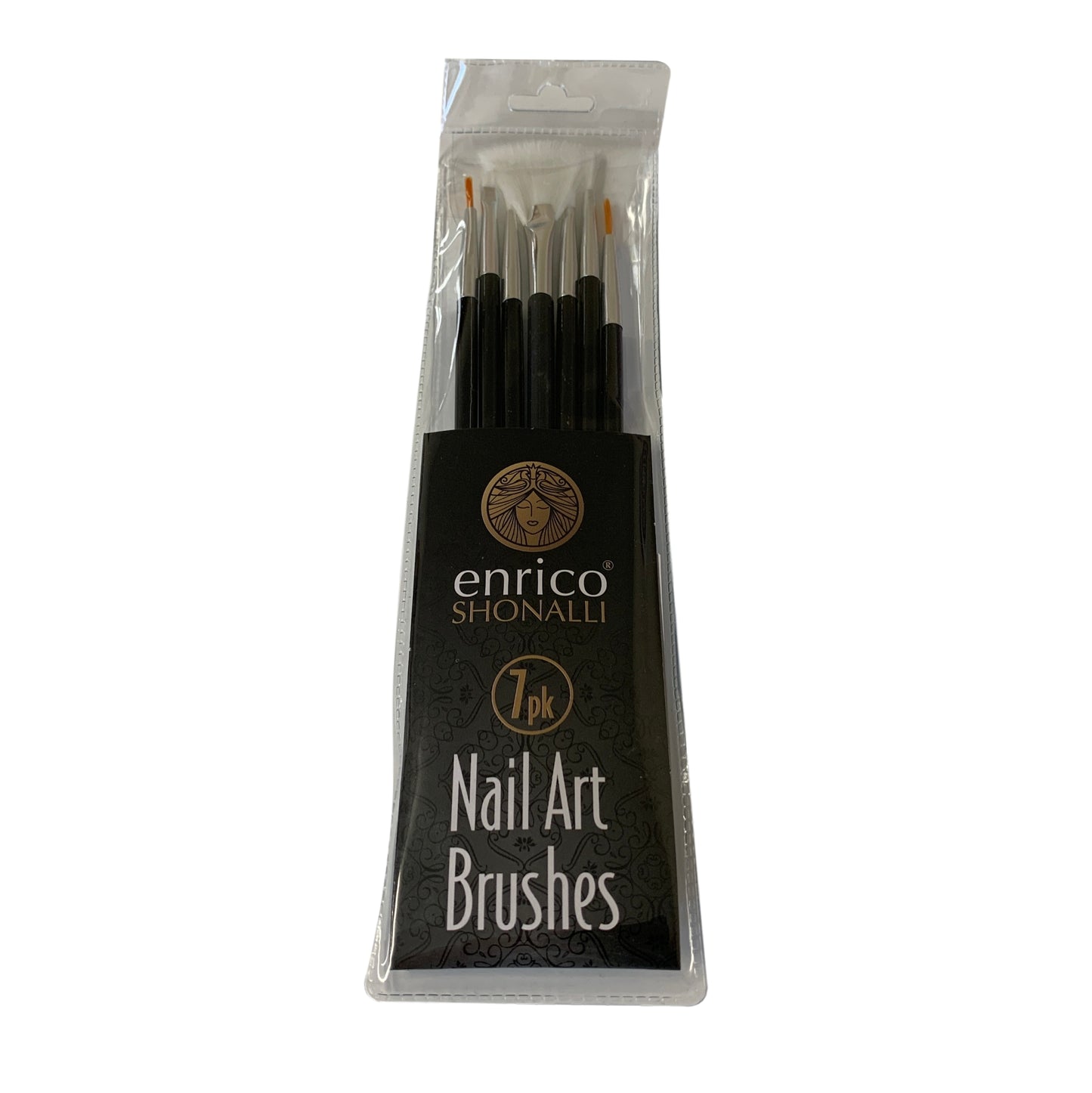 Pack of 7 Enrico Shonalli Nail Art Brushes {DC}