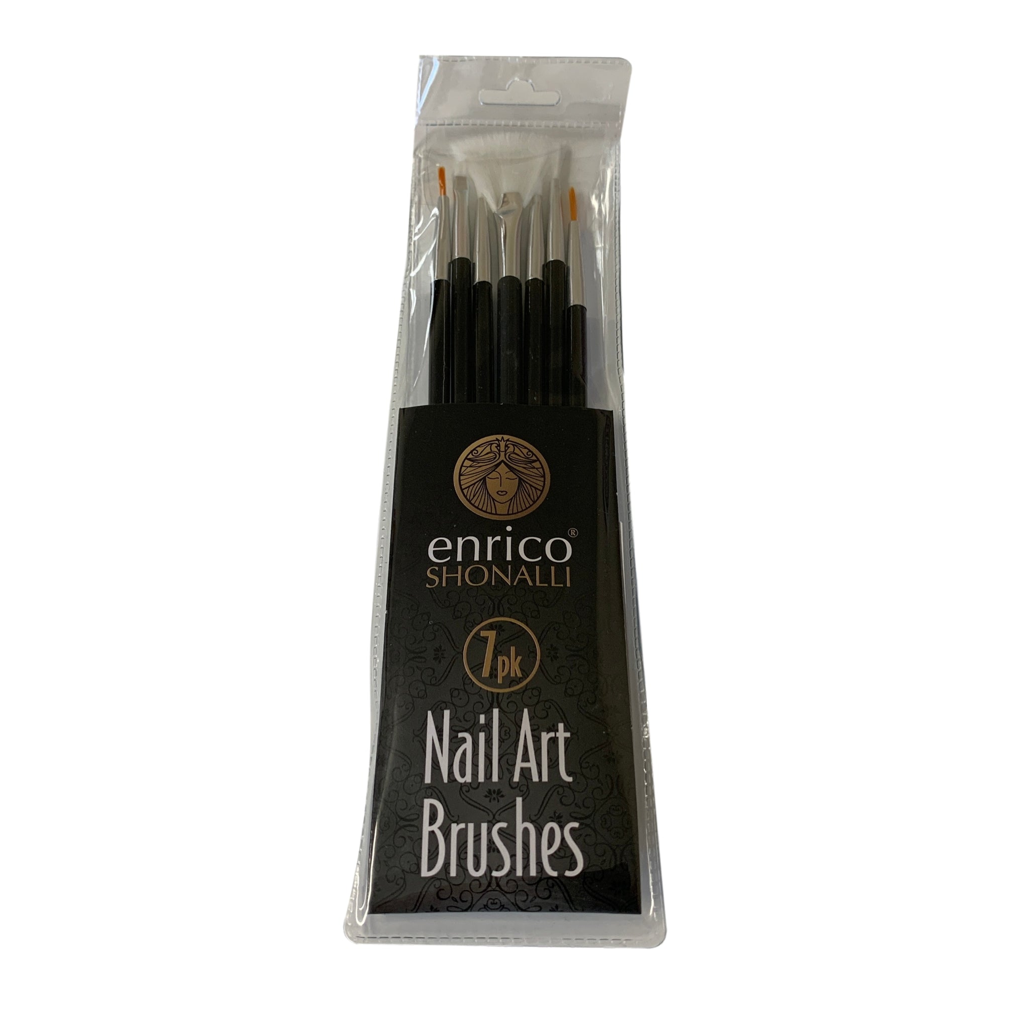 Pack of 7 Enrico Shonalli Nail Art Brushes {DC}