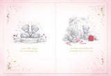 Bears Sat On Blanket One I Love Luxury Boxed Large Handmade Valentine's Day Card