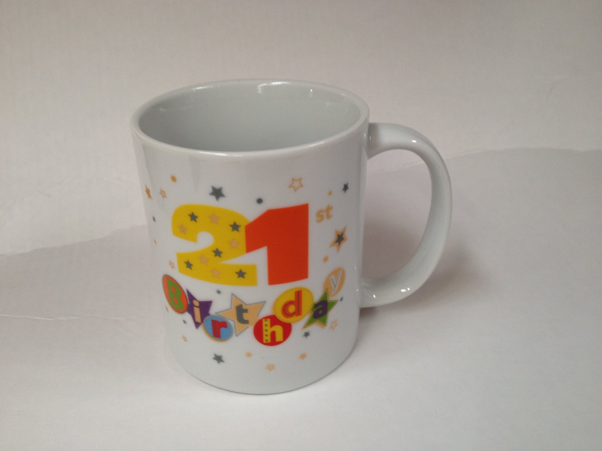 Happy 21st Birthday China Mug - Talking Pictures Fanfare Collection