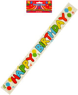 Happy Birthday 89cm Party Banner With Bubble Writing
