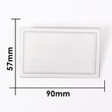 Pack of 50 Name Badge 90x57mm with Clip and Safety Pin