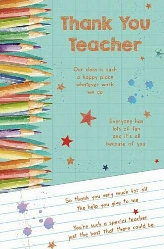 Wishing Well Studio Thank You Teacher Card