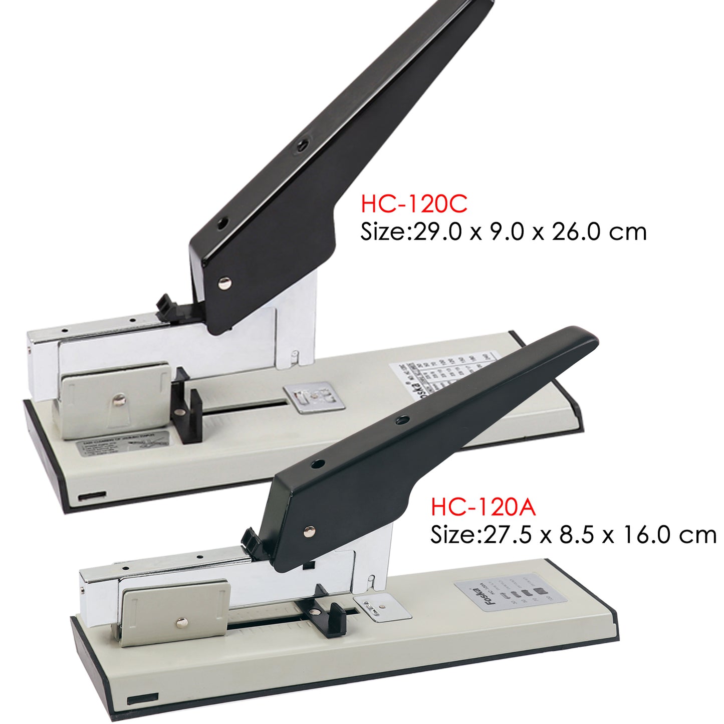 Heavy Duty Metal Adjustable Staples 100 Sheets Capacity