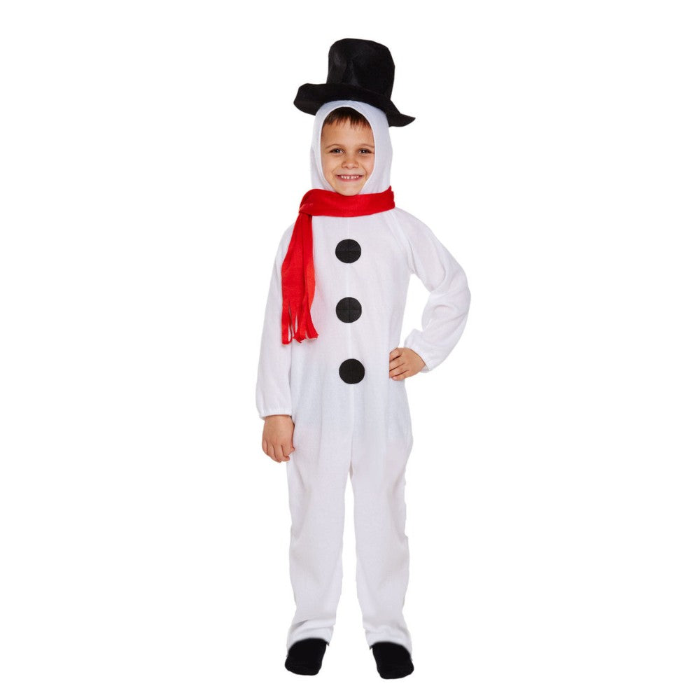 Christmas Toddler Snowman Fancy Dress Costume 3 Yrs {DC}