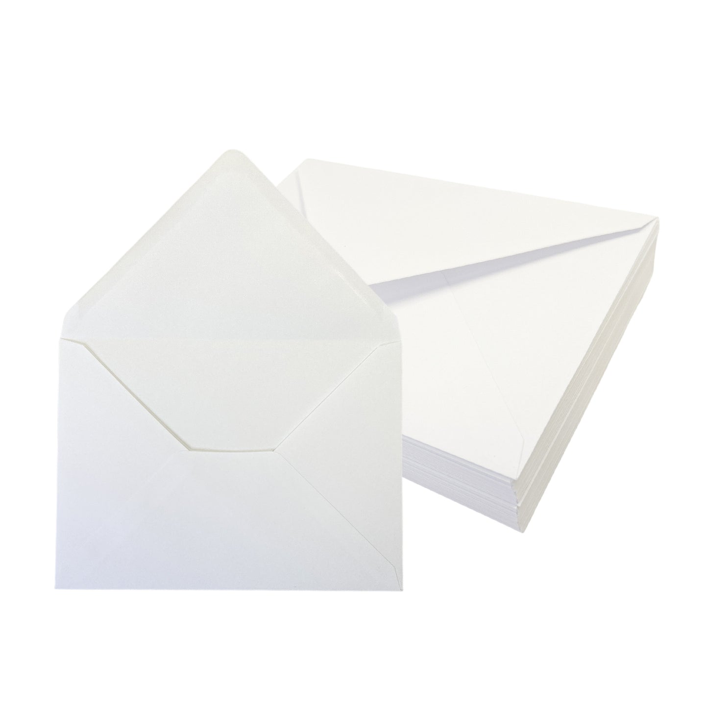 Pack of 50 White 100gsm 137x197mm Gummed Envelopes