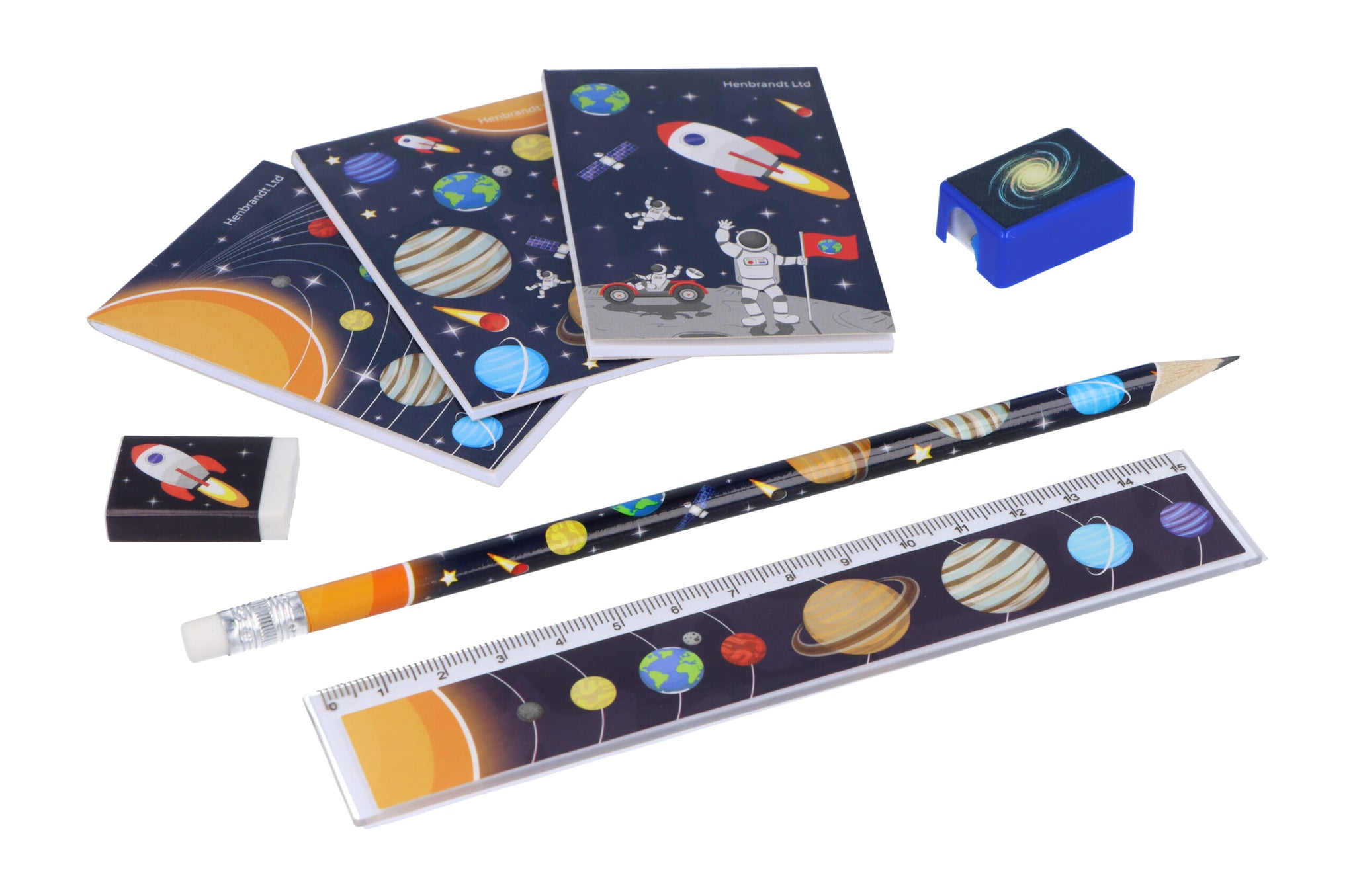5 Piece Space Stationery Set