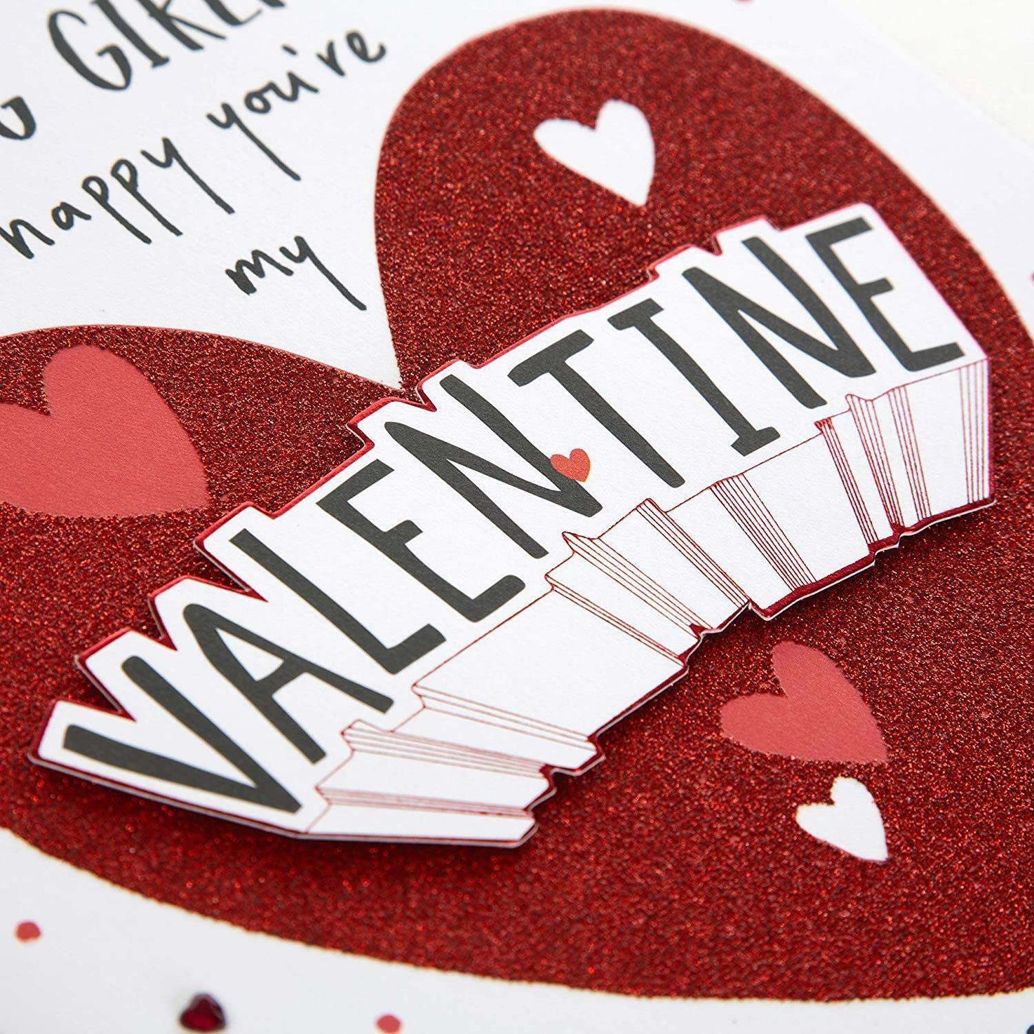 Hallmark Girlfriend Valentine's Day Card 'Deserve The Best' - Medium 