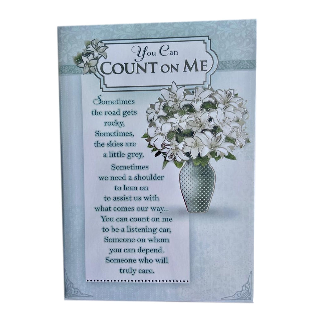 nCount on Me Encouragement Soft Whispers Card