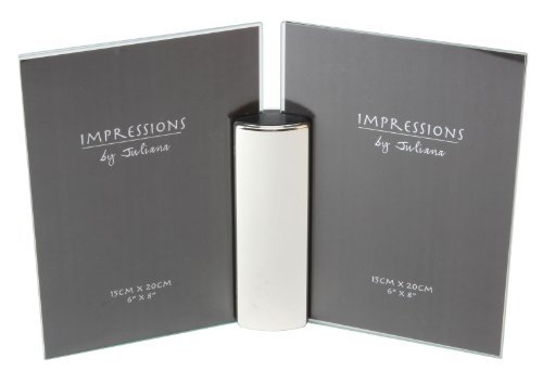 Impressions Silverplated Aperture Photo Frame with Central Baton