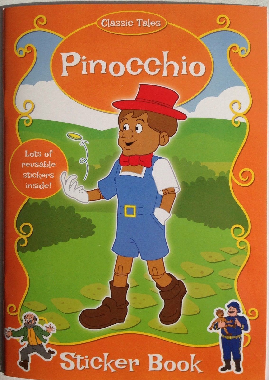 Pinocchio colouring and sticker book