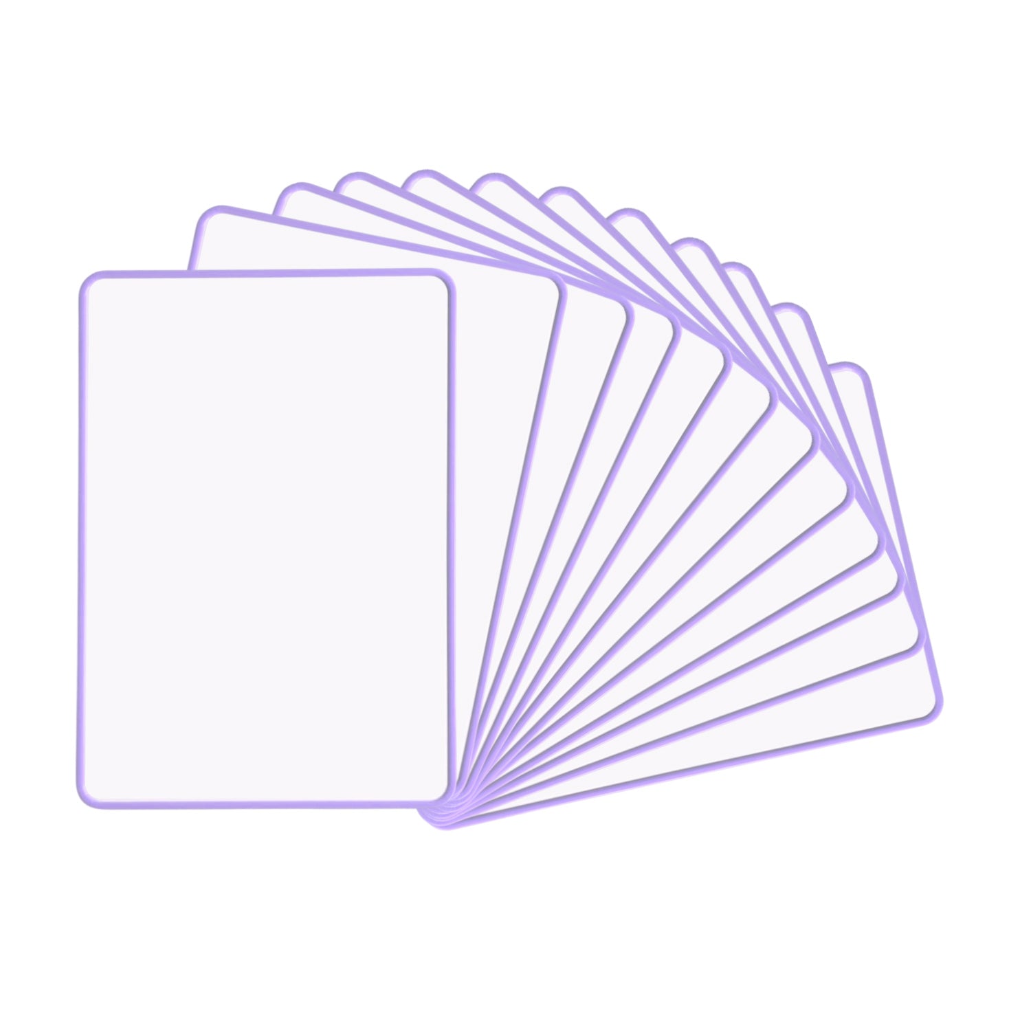 A4 Double Sided Magnetic Erasable MDF Plain Whiteboard With Purple Border