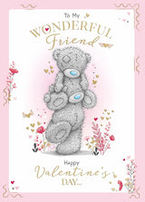 Bears On Top Of Each Other Friend Valentine's or Galentine's Day Card {DC}